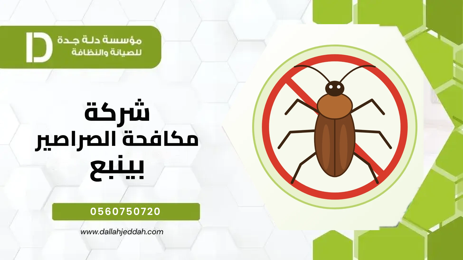 شركة مكافحة الصراصير بينبع